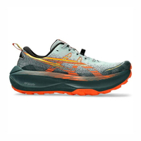 Asics Trabuco Max 4 [1011B976-400] 男 戶外/登山/越野鞋 抓地力 透氣 綠 橘