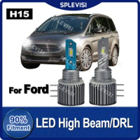 2x LED High Beam Day Running Light Bukbs For Ford Tourneo Custom Connect Transit Courier Transit MK8 Ford Galaxy MK4 Kuga II
