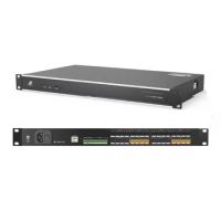 8x8 channel professional audio system digital audio processor with advanced DSP processing technology