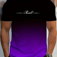 Men's Casual T-shirt Patchwork Colorful New Faith 3D Digital Printing Symbol Print Retro 2025 New St
