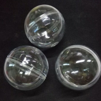 ［現貨］50mm 透明球 扭蛋殼 扭蛋機 塑膠球 娃娃機 扭蛋 婚禮 包裝 透明殼 分開 壓克力球 圓球 塑料 半球罩