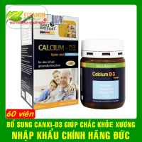 Viên uống bổ sung canxi Calcium D3 Oyster shell Kapseln (60 viên) cho cả gia đình | Nhập khẩu chính 