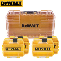DEWALT Original TSTAK Tough Case Yellow Medium/Small Mini Box Tool Attachments Containment Boxes 5PCS