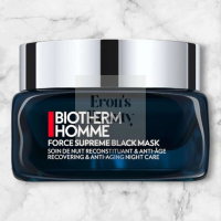 正品正貨 BIOTHERM HOMME 碧歐泉男士滋養緊致夜間修護啫喱 Force Supreme Black Mask 50ml