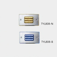 【燈王的店】LED 1.8W 不鏽鋼防水階梯燈 (全電壓) 黃光TYL808-N 藍光TYL808-B