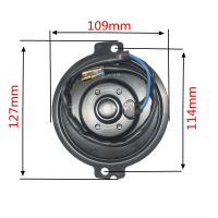 Car Air Conditioning Electronic Fan Ultra-thin Motor Lawn Mower Motor 12V 24V Ultra-thin Modified La