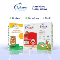 Bộ 3 ăn ngon Avisure men vi sinh kẽm Zio và sắt safoli drop cho bé