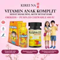 VITAMIN KOMPLIT ANAK - Orikids + VIT D3 CHEWABLE  Multivitamin penambah nafsu makan anak dan Daya Ta