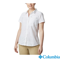 Columbia 哥倫比亞 女款 -Omni-Shade UPF50快排短袖襯衫-白色 UAR26540WT  /S22