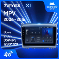 TEYES X1 For Mazda MPV LY 2006 - 2016 Car Radio Multimedia Video Player Navigation GPS Android 10 No 2din 2 din DVD