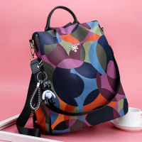 Fashion Anti Theft Women Backpack Durable Oxford Style Cloth School Backpack Pretty Girl School Backpacks Women Travel Backpacks