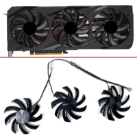 3PCS Cooling Fan 85MM 4PIN FDC10H12S9-C DC12V 0.45A RTX3070 TI GPU FAN For PNY GeForce RTX 3070 Ti 8GB VERTO Video Card Fans
