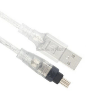 USB Male to Firewire IEEE 1394 4 Pin Male iLink Adapter Cord firewire 1394 Cable for SONY DCR-TRV75E DV camera cable 150cm
