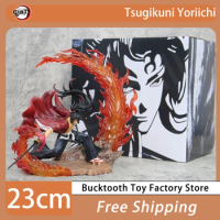 23cm Demon Slayer Gk Anime Figure Tsugikuni Yoriichi With Light Figures Model Pvc Statue Model Figurine Collection Decora Toy