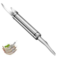 Shrimp Line Knifes Stainless Steel Line Maw Bar Fish Scales Scrapper Multipurpose Gathering Seafood By Hand Peeler Kitchen Tool