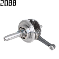 2088 Motorcycle crankshaft connecting rod assembly For loncin CBP200 CBB200 CG200 balance shaft engine 200cc