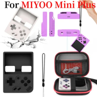 Protective Cover for MIYOO Mini Plus Game Console Silicone Case Gaming Console Sleeve Skin Anti-Slip with Lanyard for MIYOO Mini