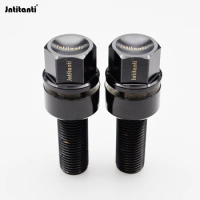 Jntitanti Gr5 titanium wheel bolt screw for Porsche M14*1.5*30-45mmmm 16 bolt and 4 lock bolt and 1key