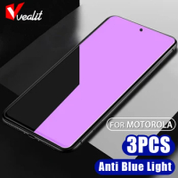 Anti Blue Light Full Cover Tempered Glass For Motorola Edge 30 20 Lite X30 ThinkPhone Screen Protector Moto E40 E30 E32 E13 E20