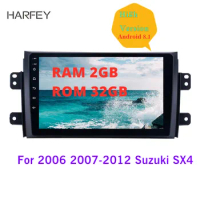 Harfey RAM 2GB ROM 32GB Android 8.1 9 inch 2Din Car Radio GPS Multimedia Unit Player For 2006 2007 2008 2009-2012 Suzuki SX4