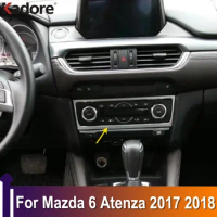 Air Conditioning Adjustment Vent Switch Cover Trim Interior Accessories For Mazda 6 Atenza M6 2017 2018 Car Styling