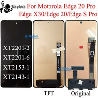 OLED / TFT Black 6.7" For Motorola Edge X30 Edge20 20 Pro S Pro LCD DIsplay Touch Screen Digitizer Assembly Replacement