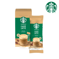 即期品【STARBUCKS 星巴克】特選系列-即溶咖啡4入/盒(經典拿鐵;賞味期限24/7/20)