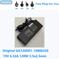 Original AC Adapter Charger For AOC Great Wall GreatWall 19V 6.32A 120W 5.5x2.5mm GA120SD1-19006320 Laptop Monitor Power Supply