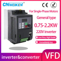220V 1.5KW/2.2kw VFD Single Phase input and 220V Single Phase Output Frequency Converter / Frequency Inverter For 1Phase Motor