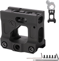 Phoking Red Dot Riser Mount Picatinny Riser Mounts for T1 T2 H1 H2 Optic Sight Accepts All Footprint