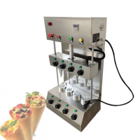 Automatic Ice Cream Wafer Biscuit Cone Machine Dairy Sweet Waffle Edible Pizza Cone Maker