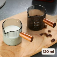 MutiaraMall Jakarta - KESOTO Gelas Takar Kopi Espresso Shot Measuring Cup Single Spout 120ml - KS21