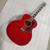 professional solid acoustic guitar Jumbo F50 VINTAGE style red guitar guild acoustic electric guitar