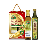 【得意的一天】極選純油雙星禮盒(極選酪梨油500ml+玄米油750mL)