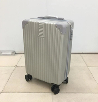 Dadadi 大笪地 行李箱旅行箱20吋(氣質銀【復古拉鏈常規款】)旅行箱 行李箱#DADADI