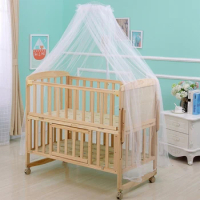 R1WF Bed Dome Cot Mosquito Net Canopy Curtains for Beds Portable Mosquito Netting (Without Stand) for Toddler Infant Baby Bed