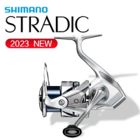 SHIMANO STRADIC 2023 NEW Spinning Fishing Reel 1000HG/C3000 HG XG AR-C Spool SeaWater Fishing Reel 3