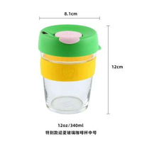 Keepcup咖啡杯外帶便攜隨手隨行杯塑膠水杯杯子ins風可愛少聖誕