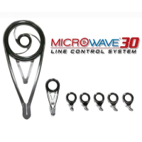 American Tackle Company MicroWave 30-10 Line Control System Surf Rod Carp Rod Guide Set DIY Fishing Rod Component Repair Kit