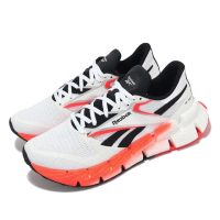 【REEBOK】慢跑鞋 Floatzig 1 男鞋 白 橘 黑 透氣 支撐 緩衝 運動鞋(100206596)