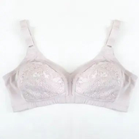The Brahouse Bra Full Cup Wireless B01-1724C - Cup C 36C/080 Pink