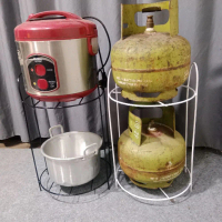 rak tabung gas elpiji 3kg rak panci rak wajan rak ompreng rak serbaguna Besi