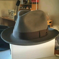 TOPI LAKEN FEDORA ORIGINAL ASESORIS PITA