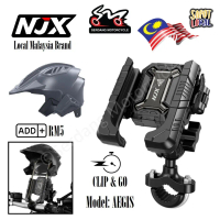 NJX Aegis NPH02 Pemegang Telefon Anti Gegar Phone Holder Motorcycle Bike Shock Absorb Sunshade