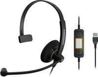 [4美國直購] EPOS Sennheiser SC 30 USB ML 單耳耳麥 客服耳機麥克風 Consumer Audio (504546)