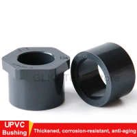 1Pc 20 25 32 40 50mm UPVC Reducing Bushing Pipe Connector Adapter Garden Irrigation PVC Pipe Fittings Plastic Tube Joint Coupler