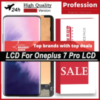 AMOLED Display for OnePlus 7 Pro,Full LCD Touch Screen Digitizer Assembly Repair Parts,Best Quality 6.67''
