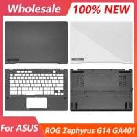 New For ASUS ROG Zephyrus G14 GA401 Laptop Top Case LCD Back Cover Palmrest Lower Bottom Case Palm rest Keyboard Bezel 14.0 Inch