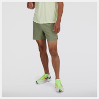 【滿千折百】NEW BALANCE 短褲 NB 鼠尾草綠 快排 5吋 慢跑短褲 男 MS41286DEK