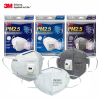 3M PM2.5空污微粒防護口罩(3款可選)9501 9041V 9501V